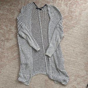 Olivaceous Open Cardigan